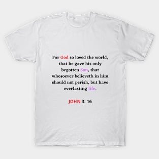 John 3:16 T-Shirt